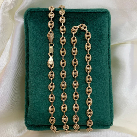 Cadena GC Diamantada Oro amarillo 18k 11,18 Gr / 5 mm / 59,5 Cm *