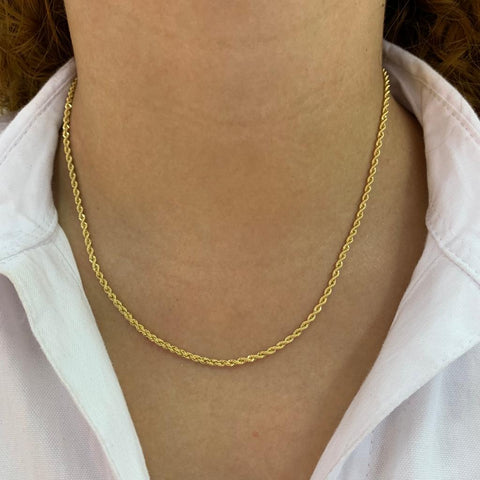 Cadena Italy Lazo Oro amarillo 18k +1 / 2,61 Gr / 2 mm / 45 Cm *