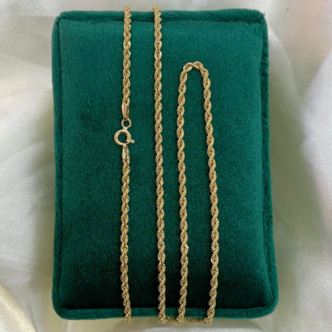 Cadena Italy Lazo Oro amarillo 18k +1 / 2,61 Gr / 2,25 mm / 45 Cm