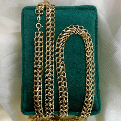 Cadena Italy Sedusa Oro amarillo 18k 10,37 Gr / 7,3 mm / 45,5 Cm *