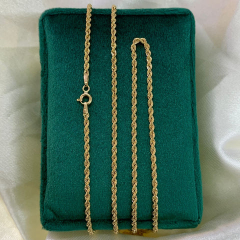 Cadena Italy Lazo Oro amarillo 18k +1 / 3,35 Gr / 3 mm / 60 Cm *