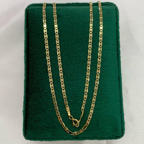 Cadena Italy Plana Oro amarillo 18k 3,61 Gr / 2 mm / 45 Cm *