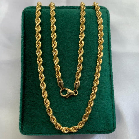Cadena Italy Lazo Oro amarillo 18k +1 / 10,93 Gr / 3,7 mm / 60 Cm *