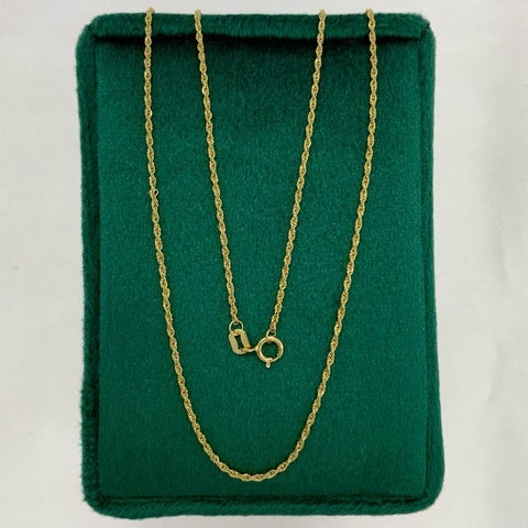 Cadena Italy Mini Lazo Oro amarillo 18k +1 / 0,93 Gr / 1,1 mm / 50 Cm *