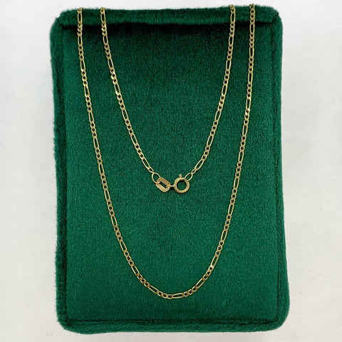 Cadena Italy 3x1 CT  Oro amarillo 18k 2,3 Gr / 1,4 mm / 45 Cm *