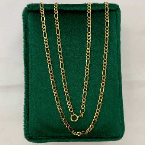 Cadena Italy 3x1 CT Oro amarillo 18k 2,9 Gr / 2,8 mm / 60 Cm *