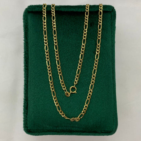 Cadena Italy 3x1 CT Oro amarillo 18k 2,54 Gr / 2,8 mm / 50 Cm