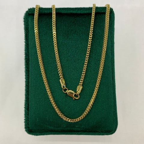Cadena Italy Franco Oro amarillo 18k +1 / 8,77 Gr / 2,3 mm / 60 Cm