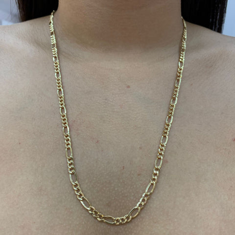 Cadena Italy 3x1 CT Oro amarillo 18k 7,17 Gr / 4,2 mm / 60 Cm *