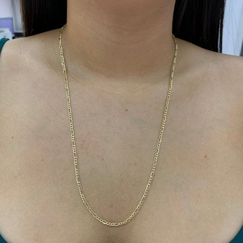 Cadena Italy 3x1 CT Oro amarillo 18k 2,95 Gr / 2,8 mm / 60 Cm *
