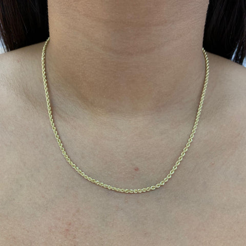 Cadena Italy Lazo Oro amarillo 18k +1 / 2,7 Gr / 2,2 mm / 45 Cm *
