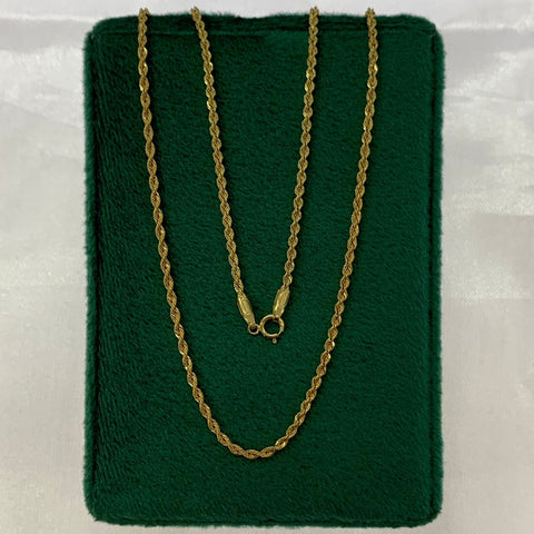 Cadena Italy Lazo Oro amarillo 18k +1 / 1,76 Gr / 1,6 mm / 45 Cm *
