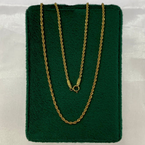 Cadena Italy Lazo Oro amarillo 18k +1 / 1,80 Gr / 1,6 mm / 45 Cm *