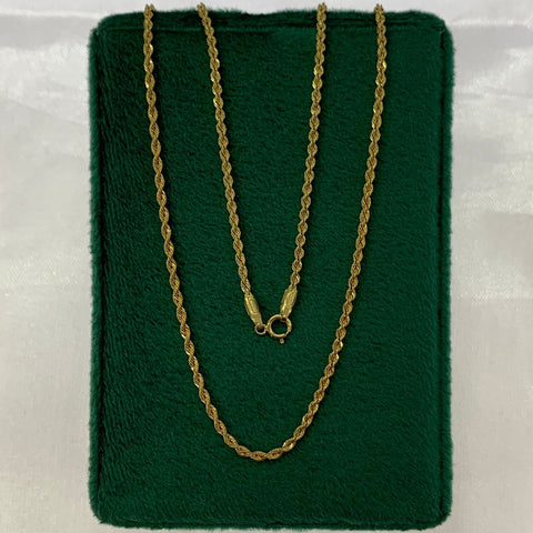 Cadena Italy Lazo Oro amarillo 18k +1 / 1,66 Gr / 1,6 mm / 45 Cm *
