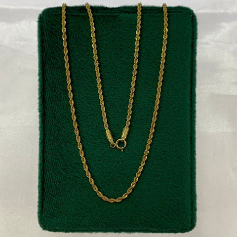 Cadena Italy Lazo Oro amarillo 18k +1 / 1,70 Gr / 1,6 mm / 45 Cm *