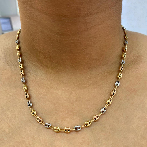 Cadena GC Tres oros 18k 6,59 Gr / 4,5 mm / 46 Cm *