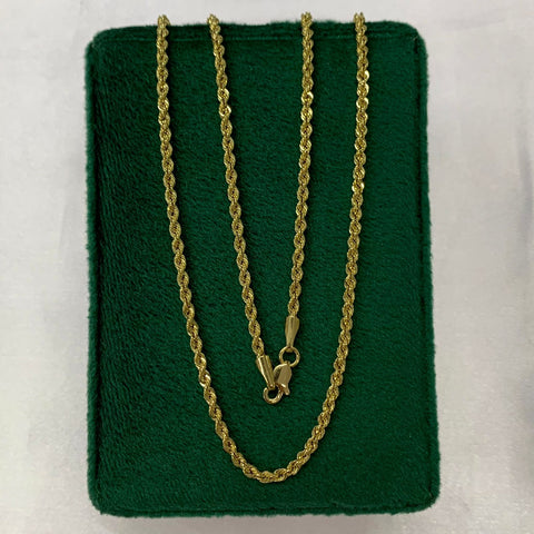Cadena Italy Lazo Oro amarillo 18k +1 / 3,78 Gr / 2 mm / 60 Cm