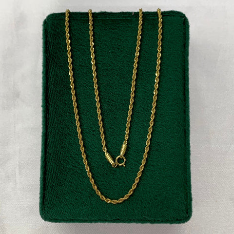 Cadena Italy Lazo Oro amarillo 18k +1 / 1,72 Gr / 1,6 mm / 45 Cm