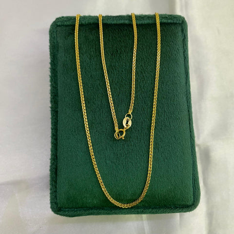 Cadena Italy Franco Oro amarillo 18k +1 / 4,07 Gr / 1,6 mm / 55 Cm *