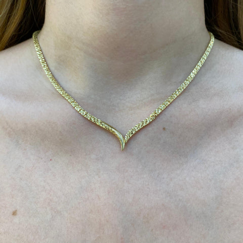 Cadena Italy Plana Especial Diamantada Oro amarillo 18k +1 / 10,09 Gr / 3,1 mm / 45 Cm *