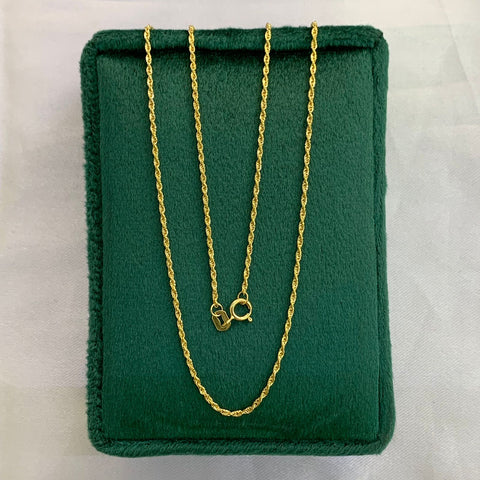 Cadena Italy Mini Lazo Oro amarillo 18k +1 / 0,87 Gr / 1,2 mm / 45 Cm *
