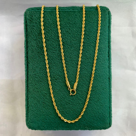 Cadena Italy Lazo Oro amarillo 18k +1 / 1,4 Gr / 1,7 mm / 45 Cm *