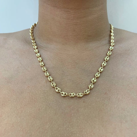 Cadena Eslabón Marino GC Oro amarillo 18k 12,15 Gr / 5,2 mm / 50 Cm *