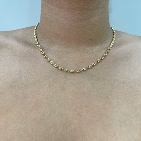 Cadena GC Oro amarillo 18k 6,10 Gr / 3,8 mm / 45 Cm *