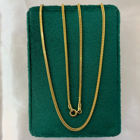 Cadena Italy Franco Oro amarillo 18k +2 / 4,56 Gr / 1,5 mm / 60 Cm