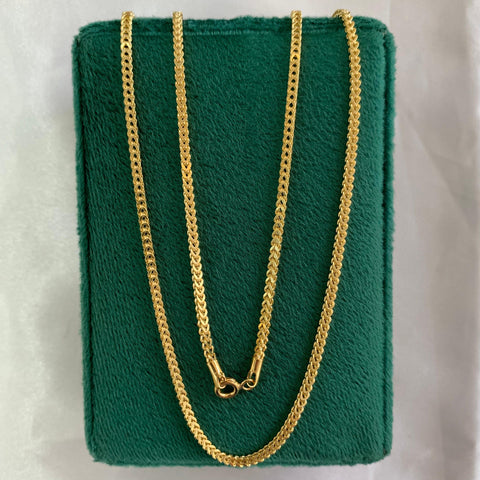 Cadena Italy Franco Oro amarillo 18k +2 / 5,85 Gr / 2 mm / 60 Cm *