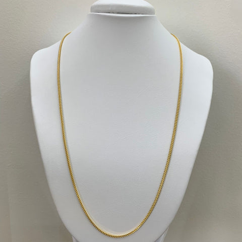 Cadena Italy Franco Oro amarillo 18k +2 / 5,85 Gr / 2 mm / 60 Cm *