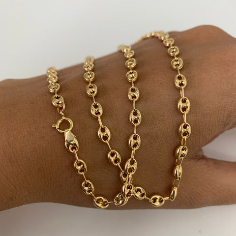 Cadena GC Oro amarillo 18k 6,10 Gr / 3,8 mm / 45 Cm *