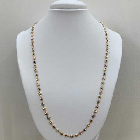 Cadena GC  Tres Oros  18k 7,87 Gr / 4 mm / 60 Cm *