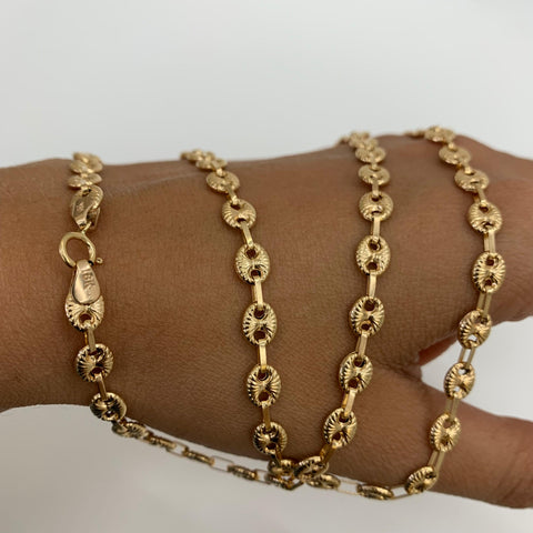 Cadena GC Diamantada Oro amarillo 18k 11,74 Gr / 5,7 mm / 60 Cm *