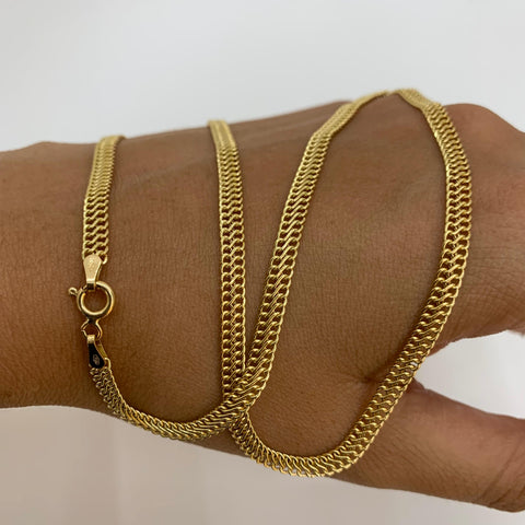 Cadena Italy Sedusa Oro amarillo 18k 4,93 Gr / 4,2 mm / 45 Cm *