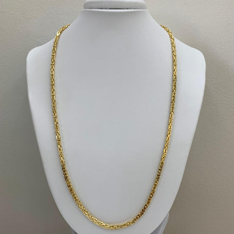 Cadena Italy Punto Peruano Oro amarillo 18k 17,31 Gr / 3,1 mm / 60 Cm