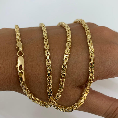 Cadena Italy Punto Peruano Oro amarillo 18k 17,31 Gr / 3,1 mm / 60 Cm