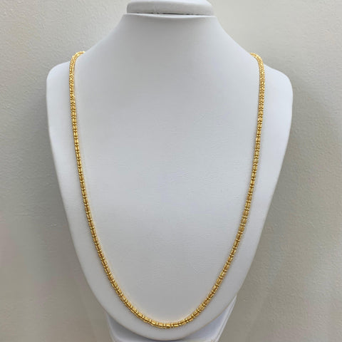 Cadena Italy Punto Cuadrado Oro amarillo 18k +3 / 24,74 Gr / 2,8 mm / 70 Cm