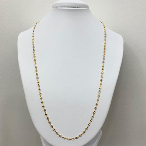 Cadena Eslabón Marino Baby GC Oro amarillo 18k 6,20 Gr / 2,8 mm / 60 Cm