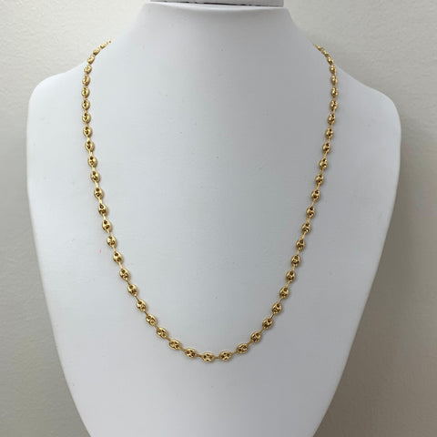 Cadena Eslabón Marino GC Oro amarillo 18k 7,10 Gr / 3,8 mm / 50 Cm
