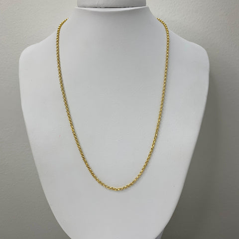 Cadena Italy Aro Seguido Oro amarillo 18k 3,88 Gr / 2,2 mm / 50 Cm *
