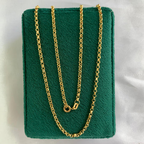 Cadena Italy Aro Seguido Oro amarillo 18k 3,88 Gr / 2,2 mm / 50 Cm *