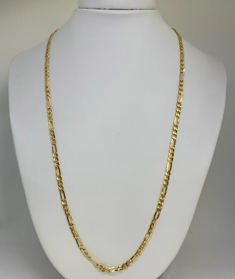 Cadena Italy  Tres Por Uno 3X1 CT Oro amarillo 18k 4,59 Gr / 3,5 mm / 60 Cm *