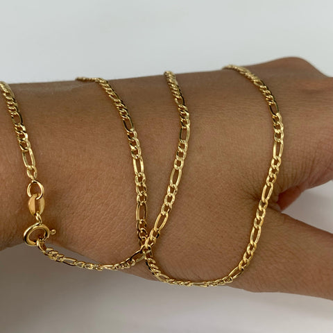 Cadena Italy 3X1 Oro amarillo 18k 3,65 Gr / 2,3 mm / 60 Cm *
