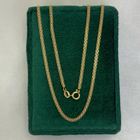 Cadena Italy China  Oro amarillo 18k 5,75 Gr / 2 mm / 60 Cm *