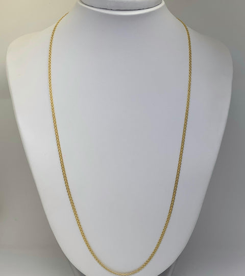 Cadena Italy China  Oro amarillo 18k 5,75 Gr / 2 mm / 60 Cm *