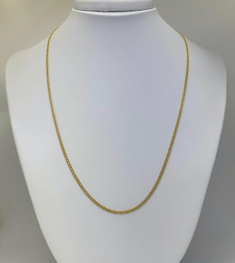 Cadena Italy China  Oro amarillo 18k 4,78 Gr / 2 mm / 50 Cm *