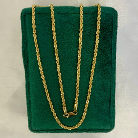 Cadena Italy Lazo Oro amarillo 18k +1 / 3,25 Gr / 2 mm / 45 Cm *