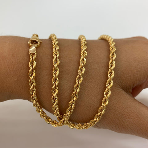 Cadena Italy Lazo Oro amarillo 18k +1 / 8,10 Gr / 3 mm / 60 Cm *