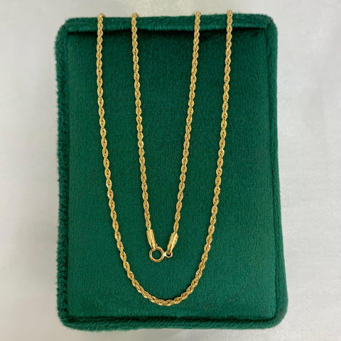 Cadena Italy Lazo Oro amarillo 18k +1 / 2,14 Gr / 1,5 mm / 60 Cm
